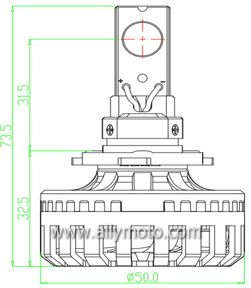 32W LED Headlight A232 H7